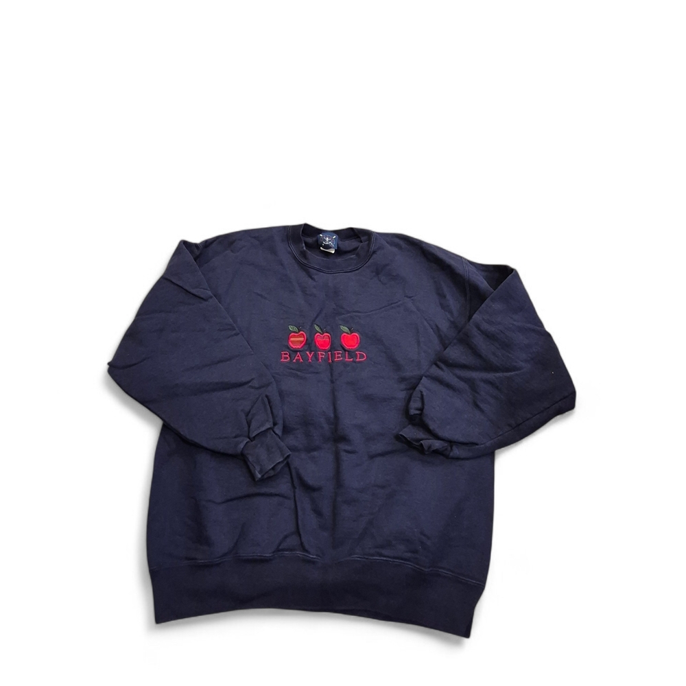 Vintage Navy Blue Men's Sweater "Bayfield" By Oarsman Size L